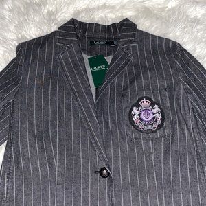 Ralph Lauren trendy striped blazer